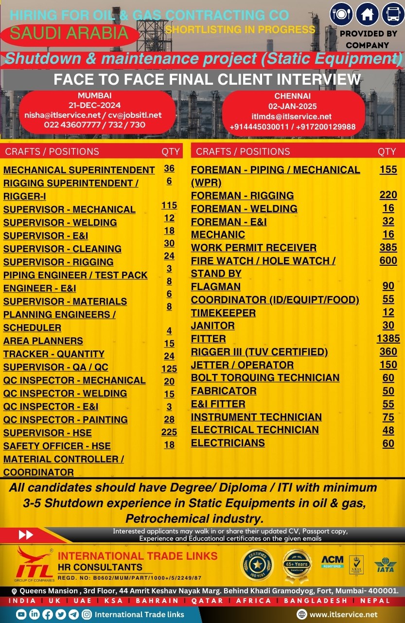 Mechanical Superintendent
