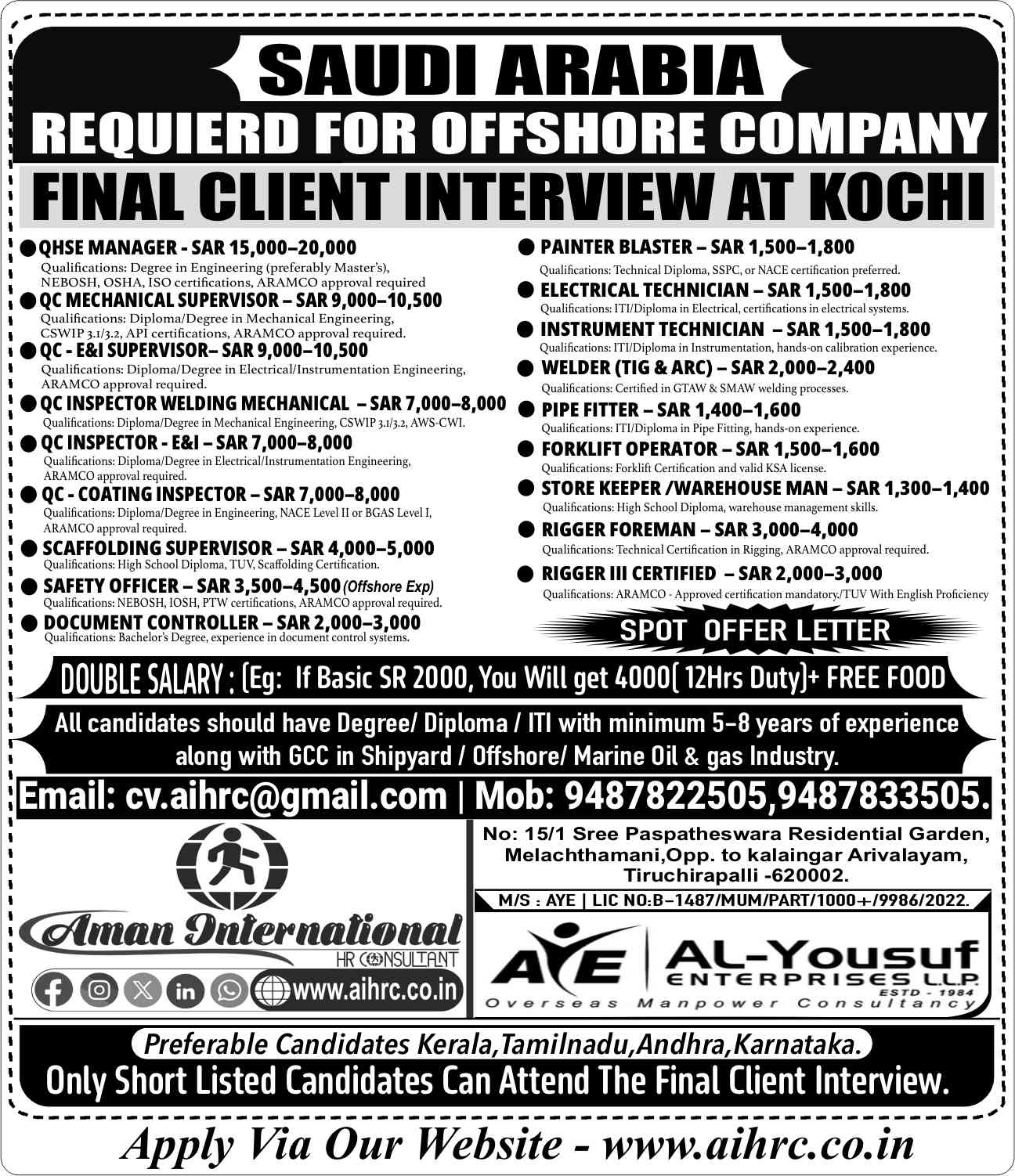 Exciting Job Opportunities for Offshore Companies in Saudi Arabia