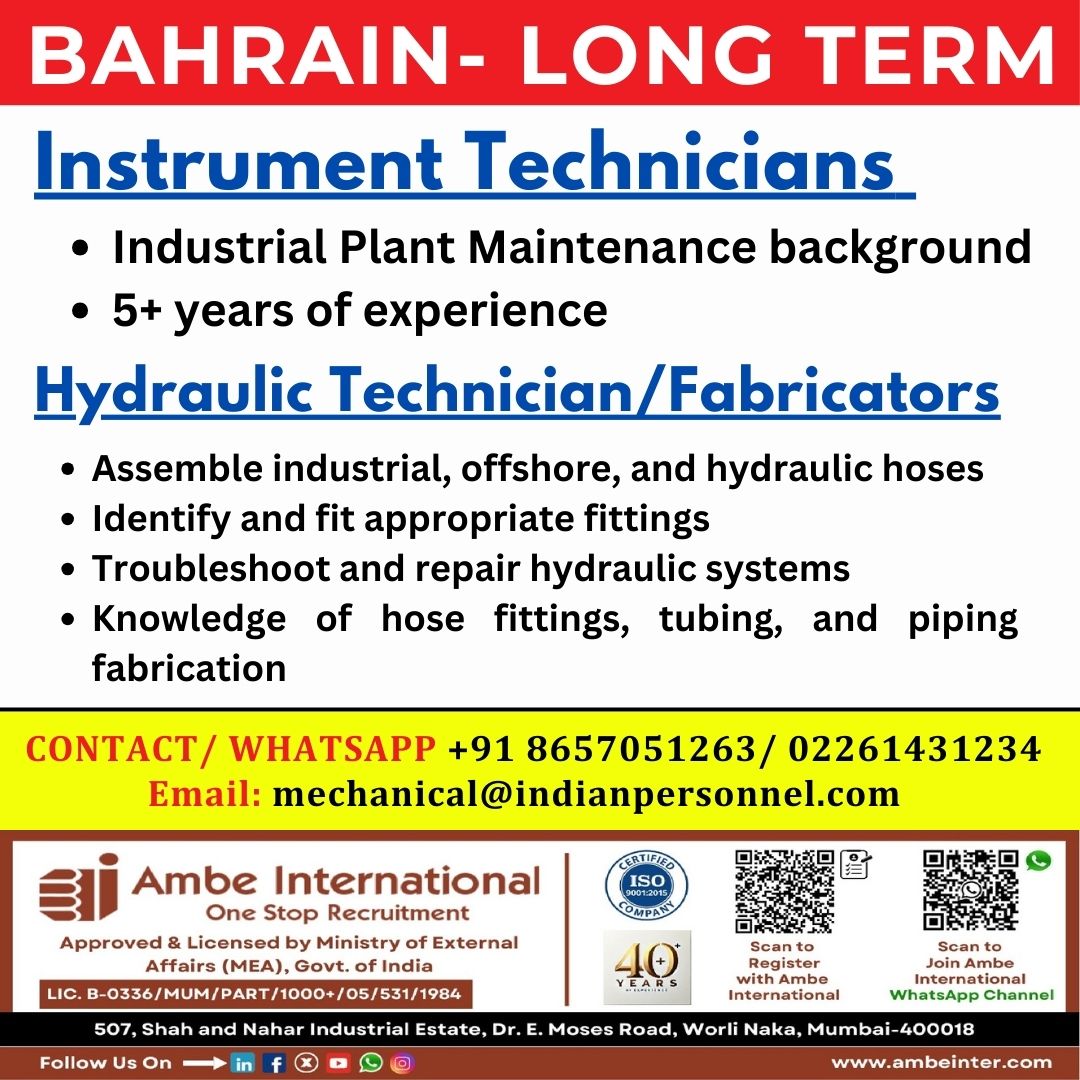 Long-Term Job Openings in Bahrain