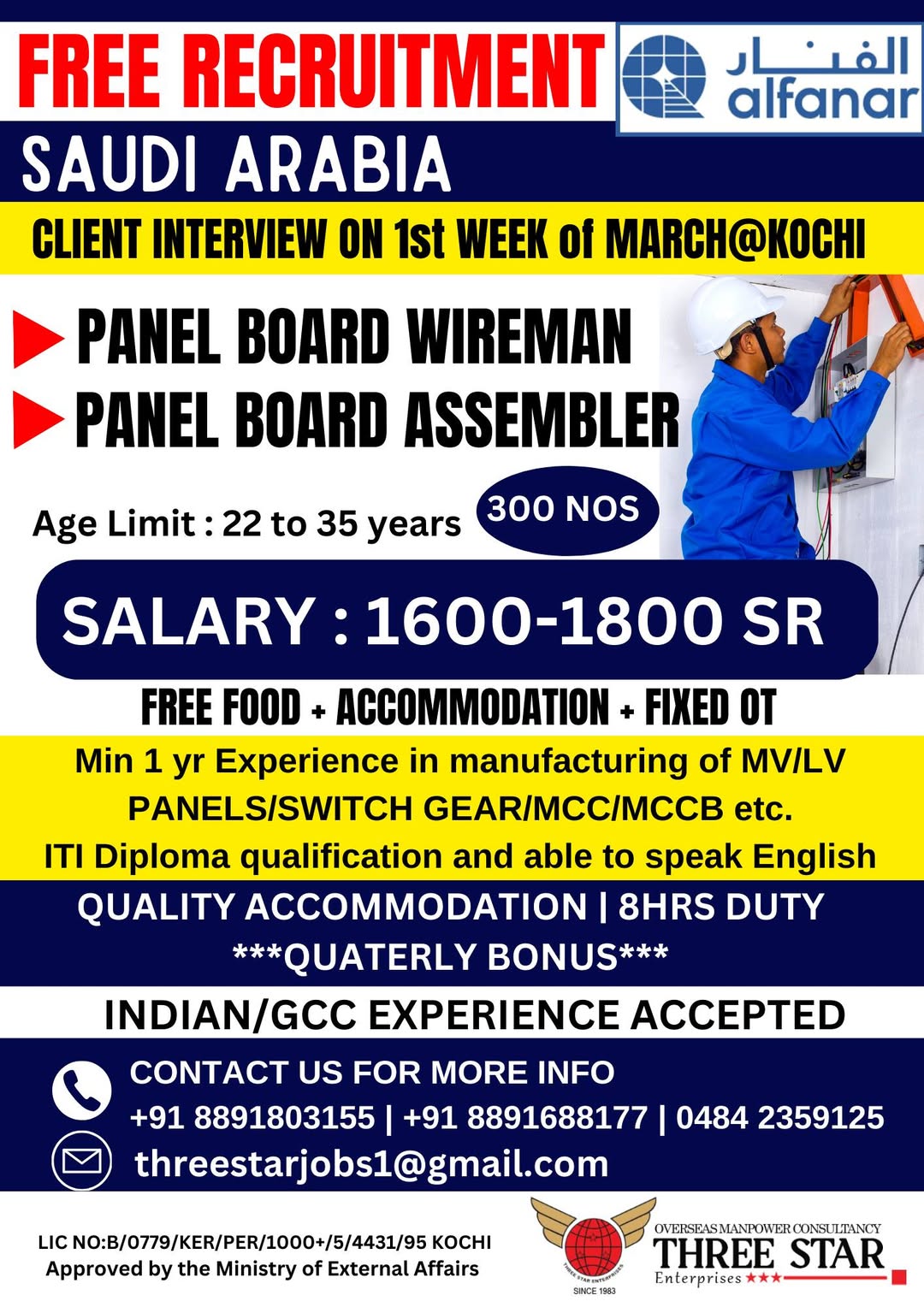 Saudi Arabia Panel Board Jobs